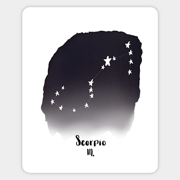 Scorpio Sticker by lifeidesign